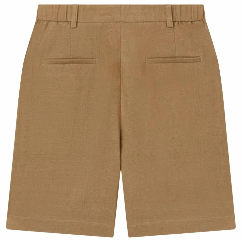 Bermuda Lin et Coton | Taupe