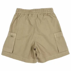 Bermuda Popeline Coton Bio | Vert kaki