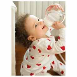 Biberon d'apprentissage 2 en 1- 240 ml | Vieux Rose