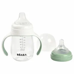 Biberon d'apprentissage 2 en 1- 240 ml | Sauge