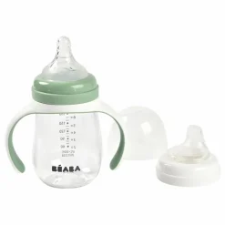 Biberon d'apprentissage 2 en 1- 240 ml | Sauge