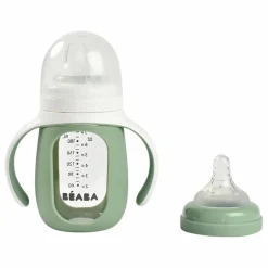 Biberon d'apprentissage en verre | Sauge