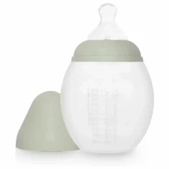 Biberon en silicone médical et tétine physiologique | Sauge