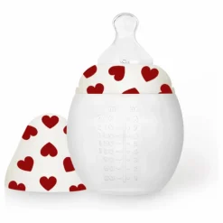 Biberon en silicone médical et tétine physiologique Full of Love