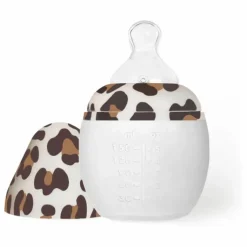 Biberon en silicone médical et tétine physiologique Graouu | Camel