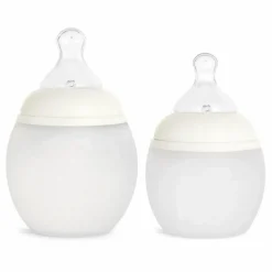 Biberon en silicone médical et tétine physiologique