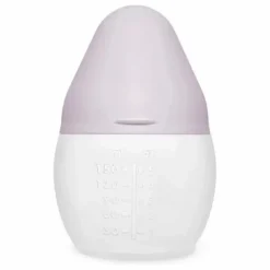 Biberon en silicone médical et tétine physiologique | Lilas