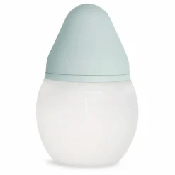 Biberon en silicone médical et tétine physiologique | Vert Menthe