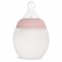 Biberon en silicone médical et tétine physiologique | Blush