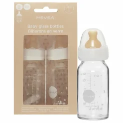 Biberons en verre borosilicate 120ml - Lot de 2