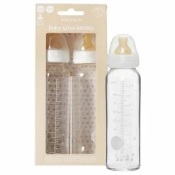 Biberons en verre borosilicate 240ml - Lot de 2