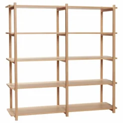 Bibliothèque 5 niveaux en chêne FSC