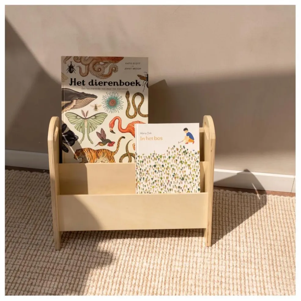 Bibliothèque en bois | Bois clair