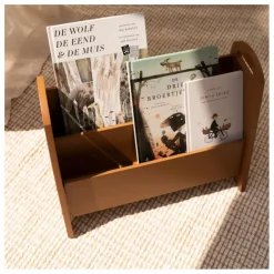Bibliothèque en bois | Brun