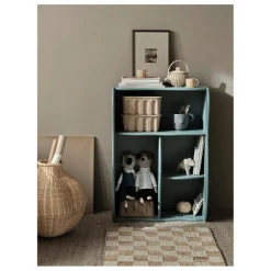 Bibliothèque Slope | Bleu gris