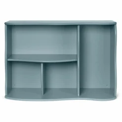 Bibliothèque Slope | Bleu gris