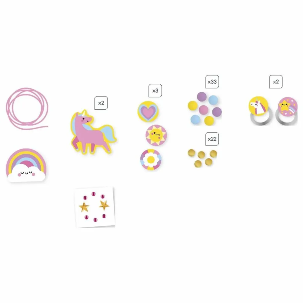 Bijoux en bois Arc-en-Ciel à créer - Janod x Hachette