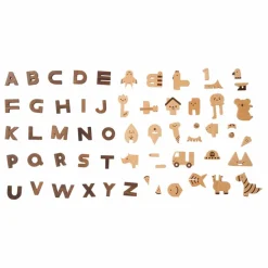 Blocs alphabet en bois