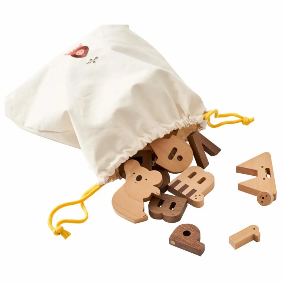 Blocs alphabet en bois