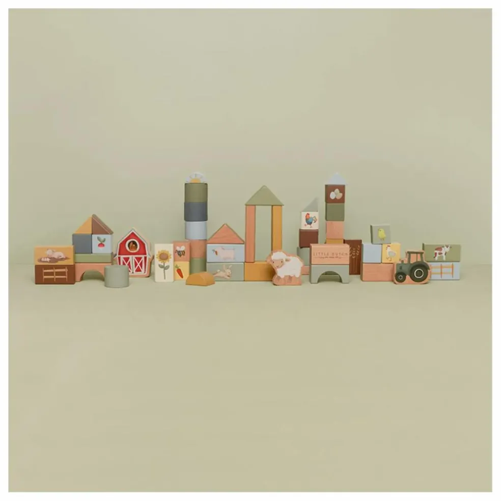 Blocs de construction en bois FSC - Little Farm