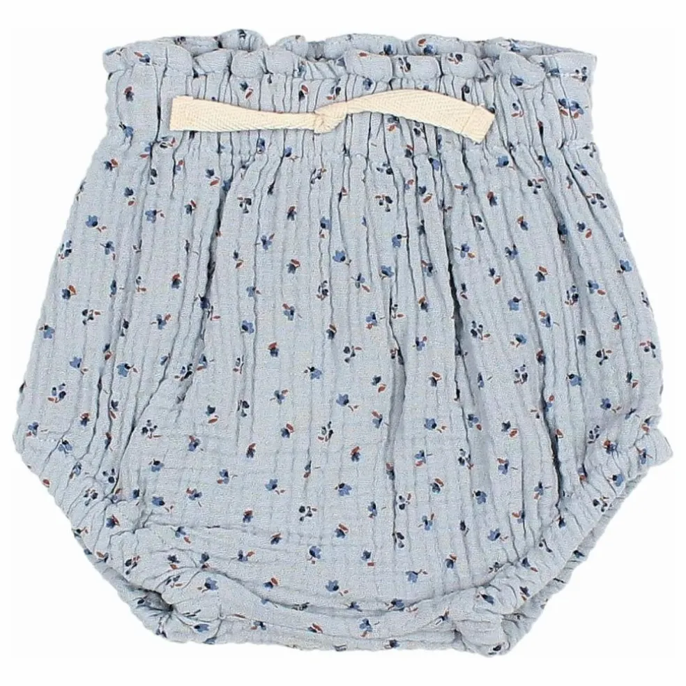 Bloomer Gaze de Coton Bio | Bleu gris