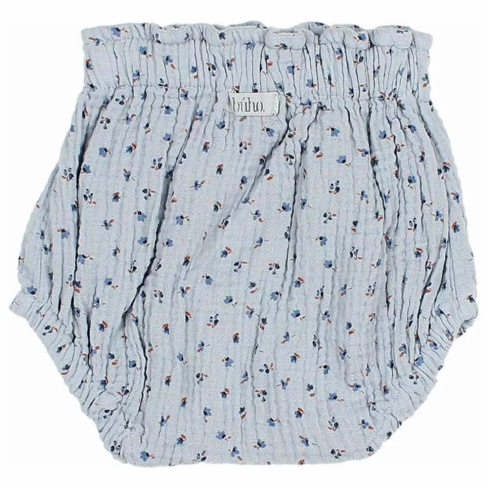 Bloomer Gaze de Coton Bio | Bleu gris