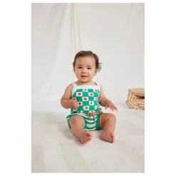 Bloomer Maille Coton Bio Rayé | Vert
