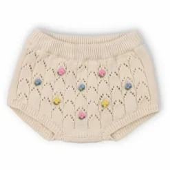 Bloomer Maille Fleurs Canea Coton Bio | Beige