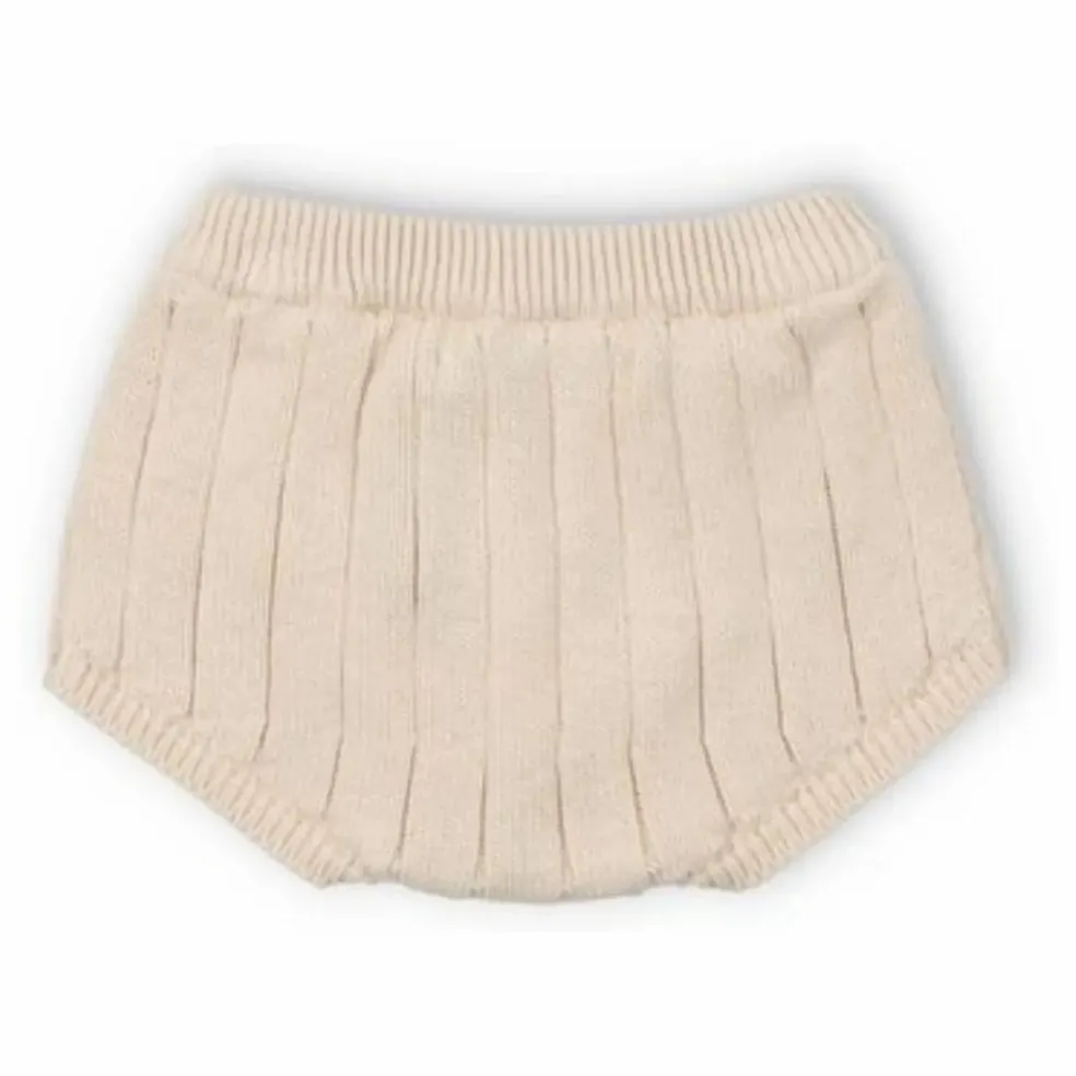 Bloomer Maille Fleurs Canea Coton Bio | Beige