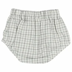 Bloomer Mini Check Coton Bio | Ecru
