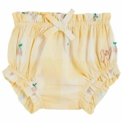 Bloomer Vichy Cerises | Jaune pâle