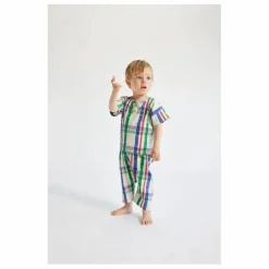 Blouse à Carreaux Bébé | Ecru