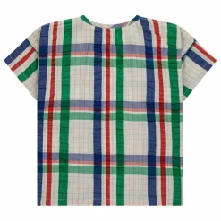 Blouse à Carreaux Bébé | Ecru