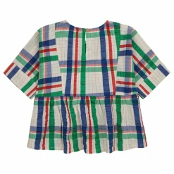 Blouse à Carreaux Enfant | Ecru