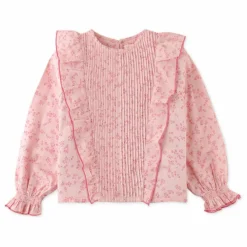 Blouse à Volants | Rose pâle
