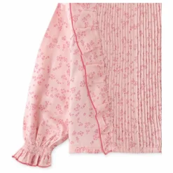 Blouse à Volants | Rose pâle