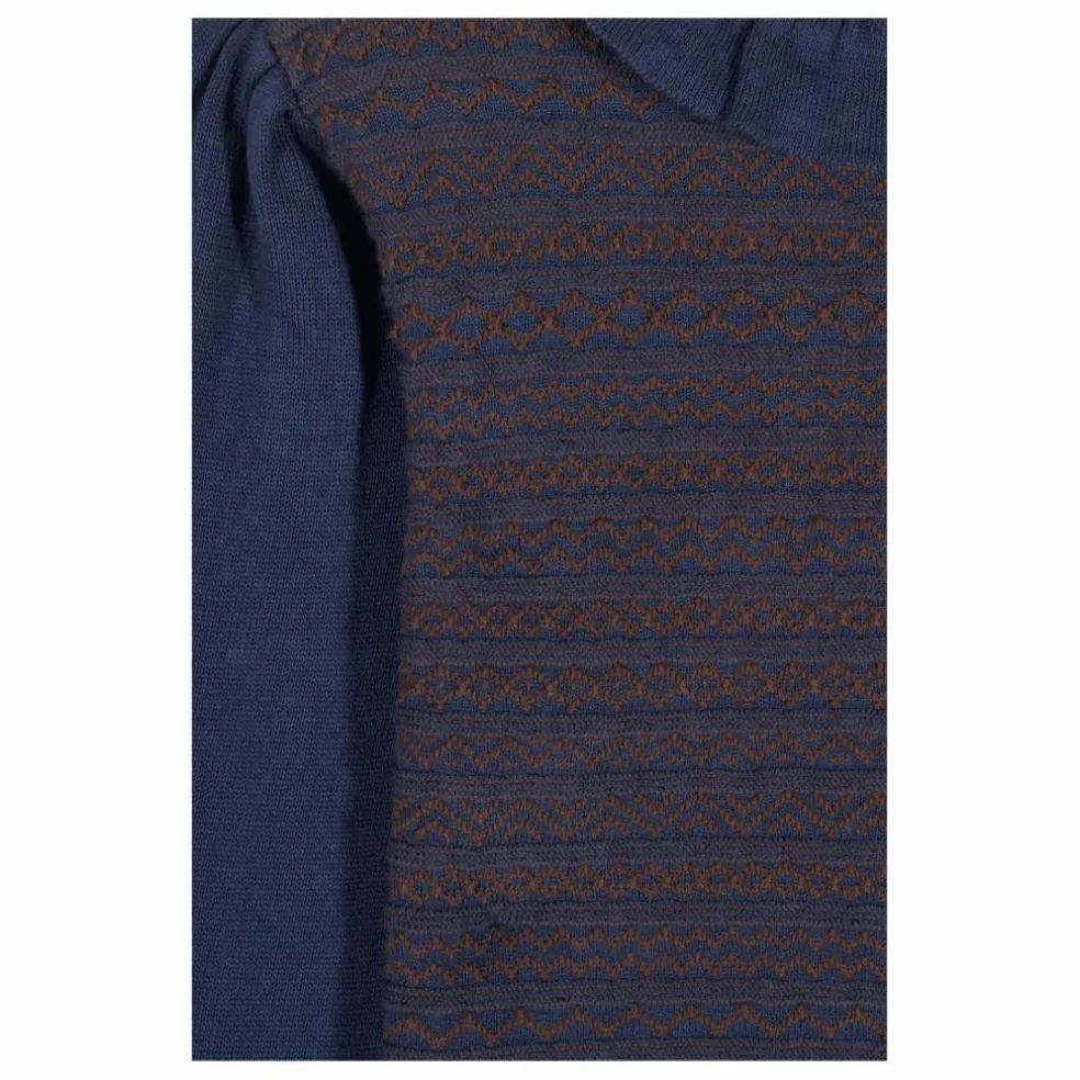 Blouse Aleria Knit | Bleu marine