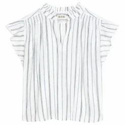 Blouse Alma Rayures | Ecru