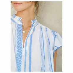 Blouse Alma Rayures | Ecru