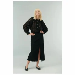 Blouse Alphonse Dentelle | Noir