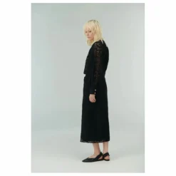 Blouse Alphonse Dentelle | Noir