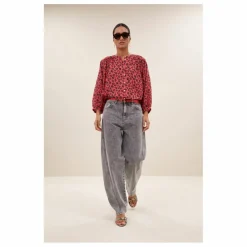 Blouse Becky Guépard | Rouge