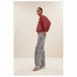 Blouse Becky Guépard | Rouge