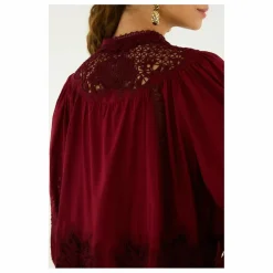 Blouse Berry Garden | Bordeaux