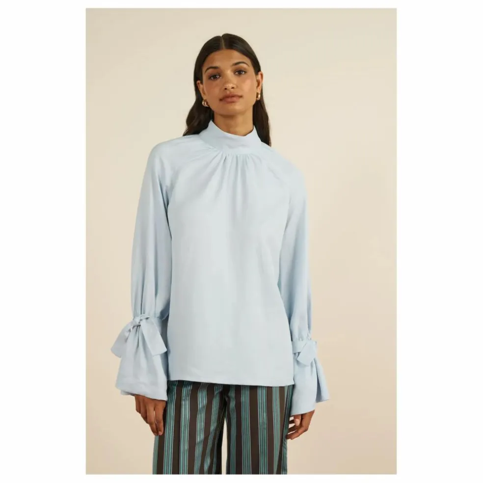Blouse Bosco Fibres Recyclées | Bleu ciel