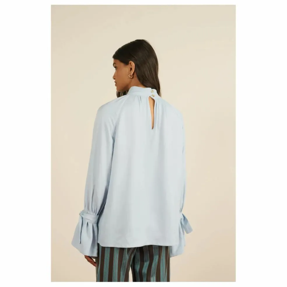 Blouse Bosco Fibres Recyclées | Bleu ciel