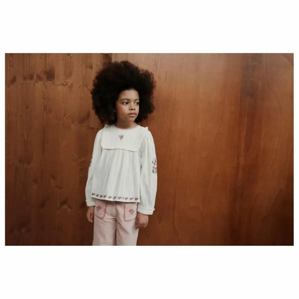 Blouse Brodée | Crème