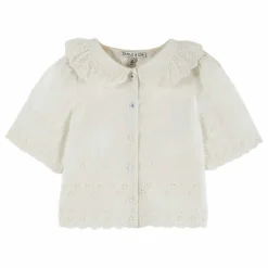 Blouse Broderie | Rose pêche