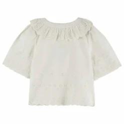 Blouse Broderie | Rose pêche