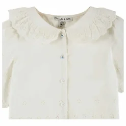 Blouse Broderie | Rose pêche